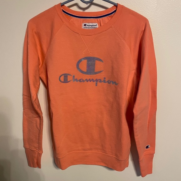 Champion Tops - Champion Spellout Peachy Small Sweatshirt